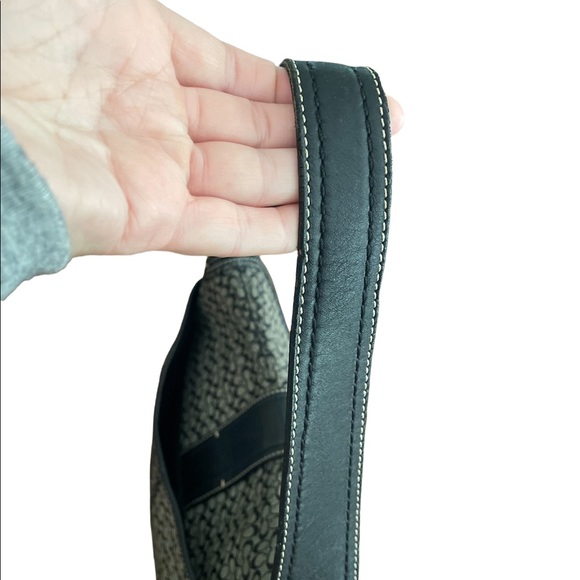 Coach Signature Soho Gray Canvas/Leather trim Buckle Bag. - Picture 7 of 9